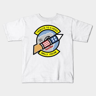 Tribute to a Hero Wally Yocum Kids T-Shirt